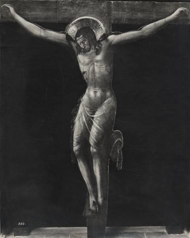 Brogi — Anonimo fiorentino - sec. XV - Cristo crocifisso — insieme